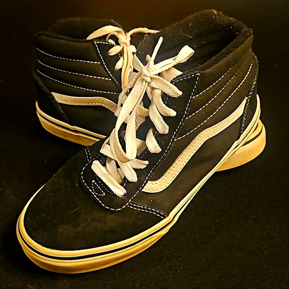 Vans black and white sneakers